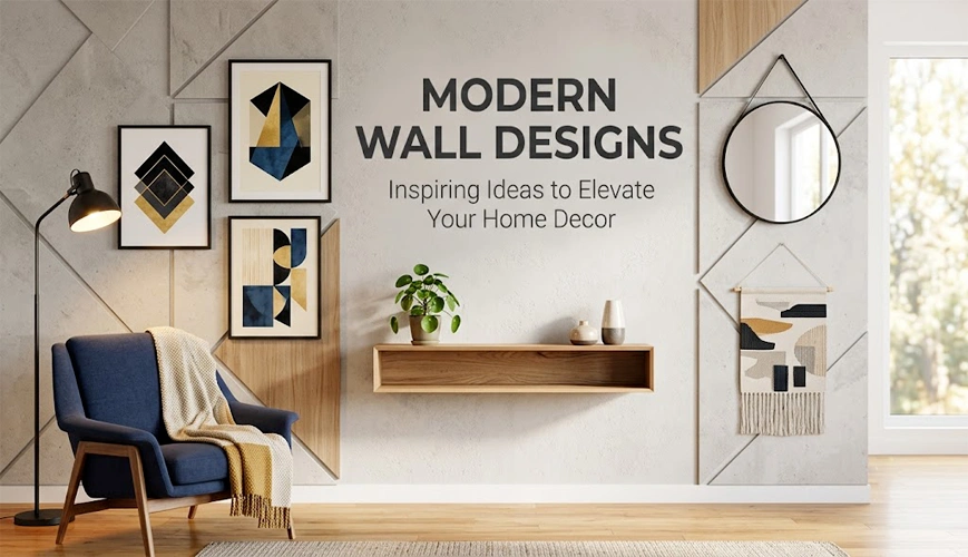 Modern wall design ideas for Delhi NCR homes