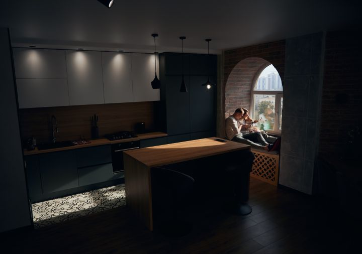 Elegant dining room interior on a budget in Greater Noida