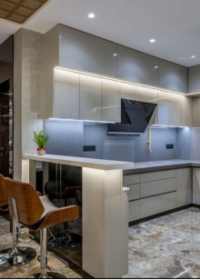 Modern lounge interior — Delhi project