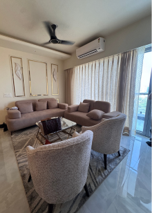 Modern lounge interior — Delhi project