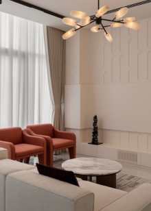 Modern lounge interior — Delhi project