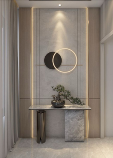 Modern lounge interior — Delhi project